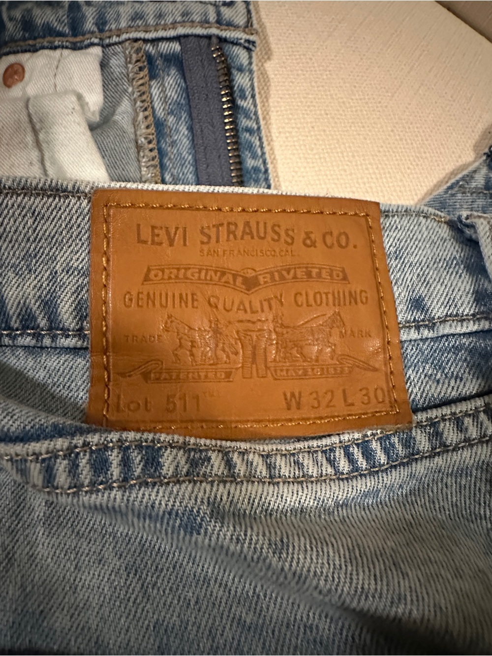 Levi's Light Blue Men’s Jeans - Classic 511 Fit 32 x 30